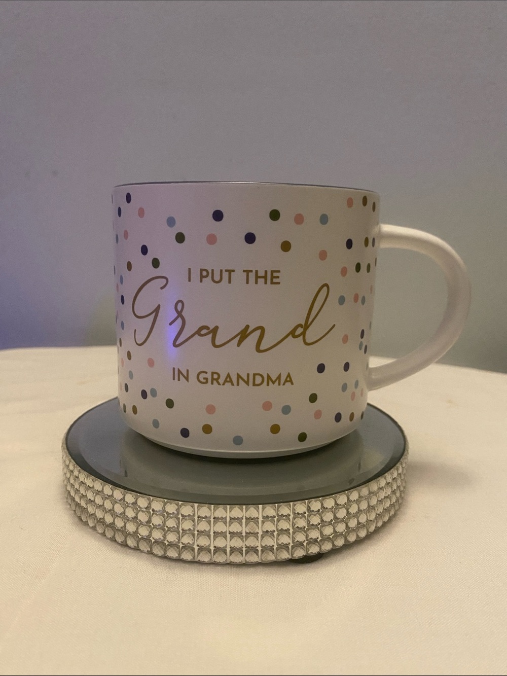 Threshold White Mug with Polka-dots